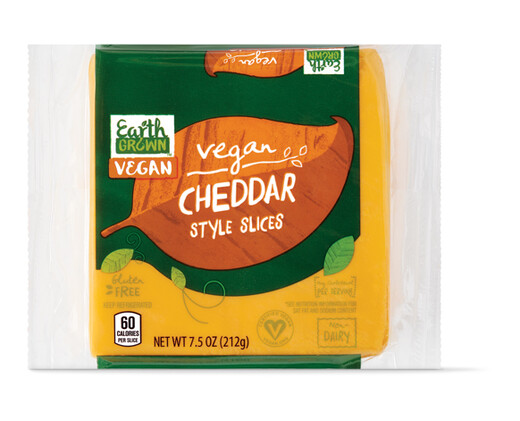 Earth Grown Vegan Cheddar Slices