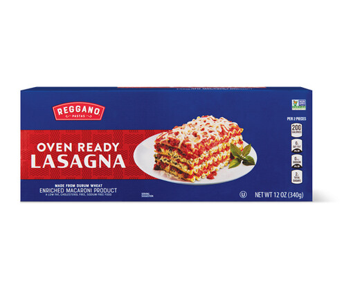 Reggano Oven Ready Lasagna Noodles