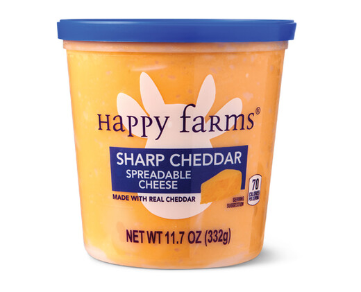 Happy Farms Sharp Cheddar Spreadable Cheese Cup