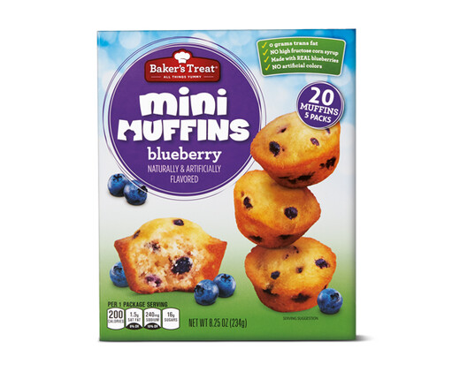 Baker's Treat Blueberry Mini Muffins