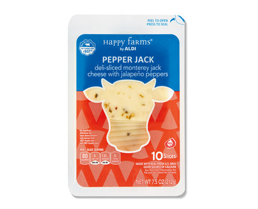 Happy Farms Deli-Sliced Pepper Jack Cheese