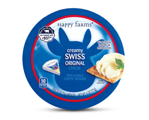 Happy Farms Original Spreadable Cheese Wedges
