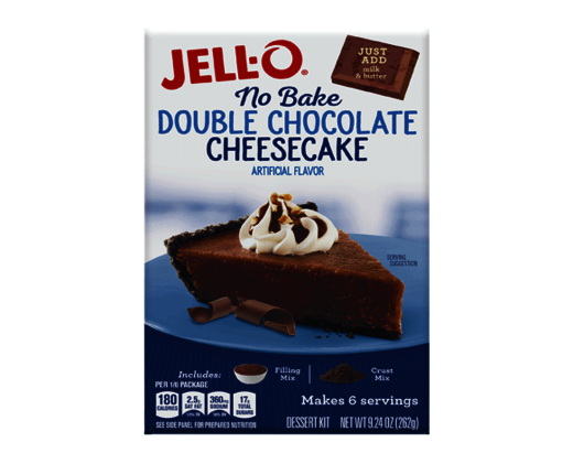 Jello-O No Bake Chocolate Cheesecake Dessert Mix