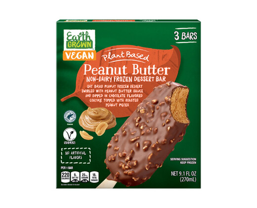Earth Grown Non Dairy Ice Cream Bar Peanut Butter