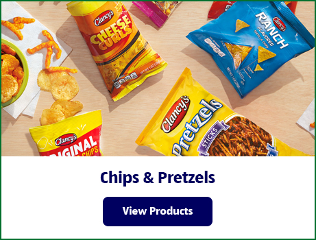 Chips &amp; Pretzels. View Products
