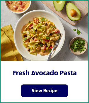 Fresh Avocado Pasta. View Recipe.