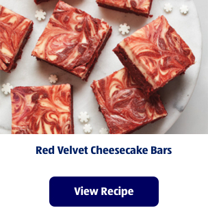 Red Velvet Cheesecake Bars. View Recipe.