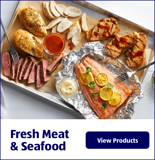 Fresh Meat & Seafood. View Products.