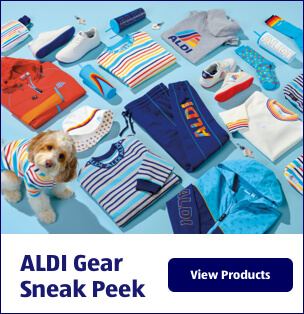 ALDI Gear Sneak Peek. View Products.