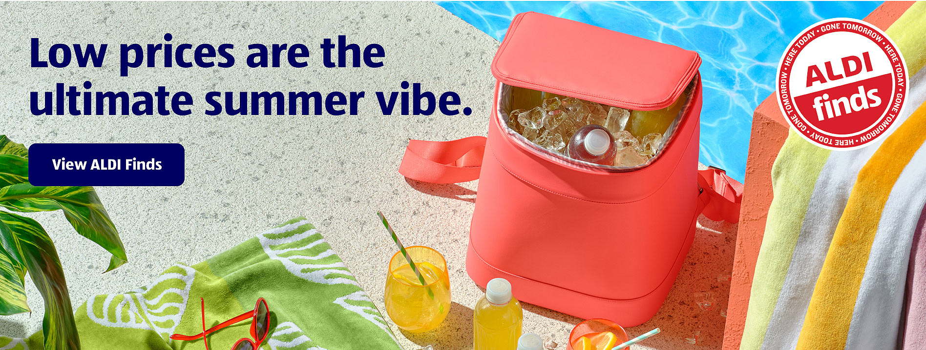 Low prices are the ultimate summer vibe. View ALDI Finds.