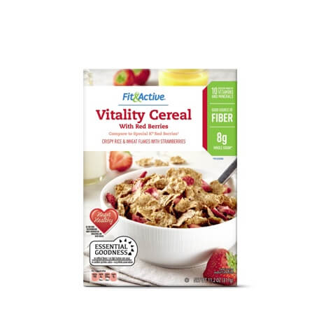 Fit & Active® Vitality Cereal With Red Berries