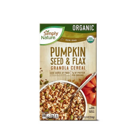 Simply Nature Organic Pumpkin &amp; Flax Granola