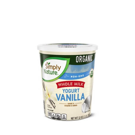 Simply Nature Organic Whole Milk Vanilla Yogurt