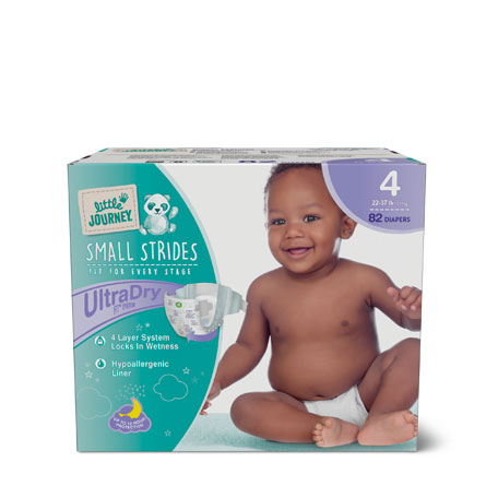 Club Pack Size 4 Baby Diapers - Little 