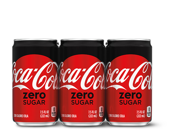 Coca-Cola Zero Sugar, 7.5 Oz Cans, 24 Pack