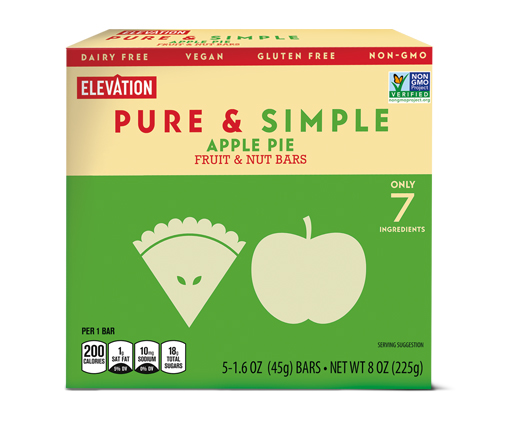 Elevation Pure &amp; Simple Apple Pie Fruit &amp; Nut Bar