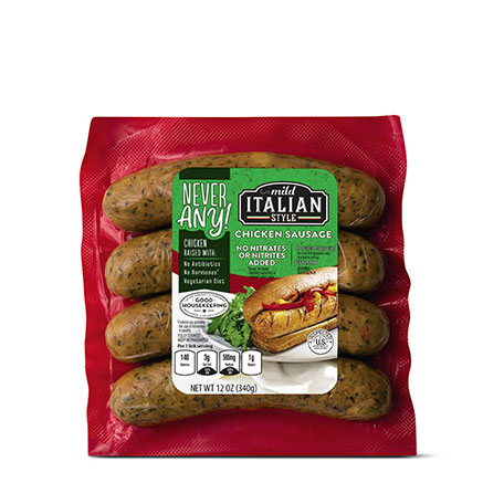 never any chicken sausage aldi italian