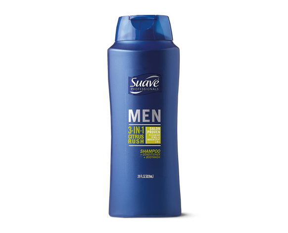 Suave Men's 2 in 1 or 3 in 1 Shampoo & Conditioner | ALDI US