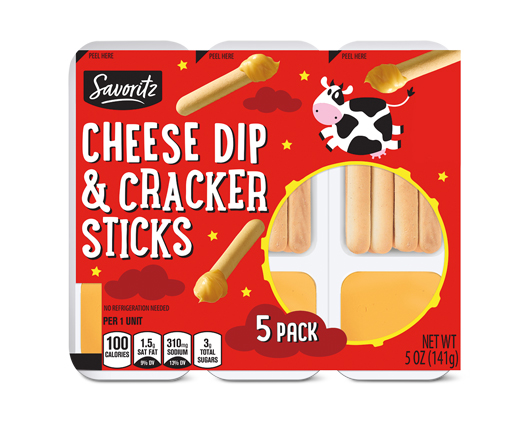 Savoritz Cheese Dip &amp; Cracker Sticks