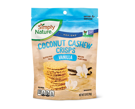 Simply Nature Vanilla Coconut Cashew Crisps