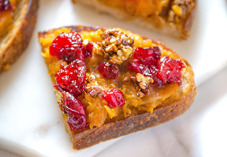 Vegan Autumnal Bruschetta