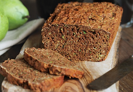 Whole Grain Zucchini Pear Bread