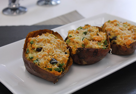 Super Stuffed Sweet Potatoes