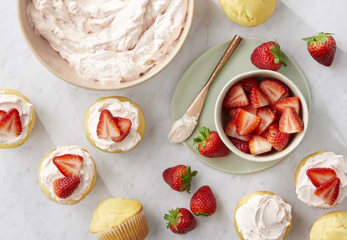 Gluten-Free Strawberry Cupcakes