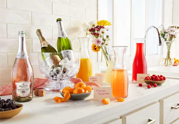 How To Prep Your Bar for Mimosas