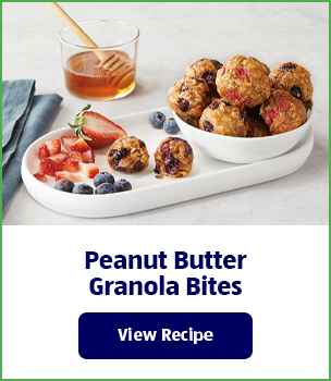 Peanut Butter Granola Bites. View Recipe.