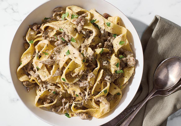 Slow Cooker Beef Stroganoff