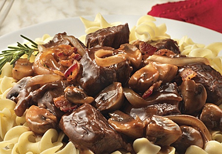 Slow Cooker Beef Bourguignon for Two
