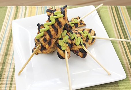 Lime Marinated Chicken Skewers