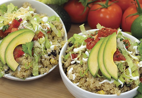 Quinoa Burrito Bowl