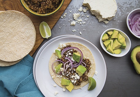 Quinoa Lentil Tacos