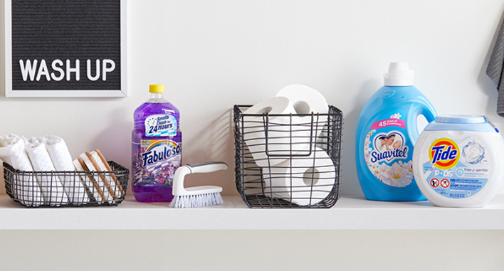 Household Essentials, Laundry, Cleaning Supplies & Candles