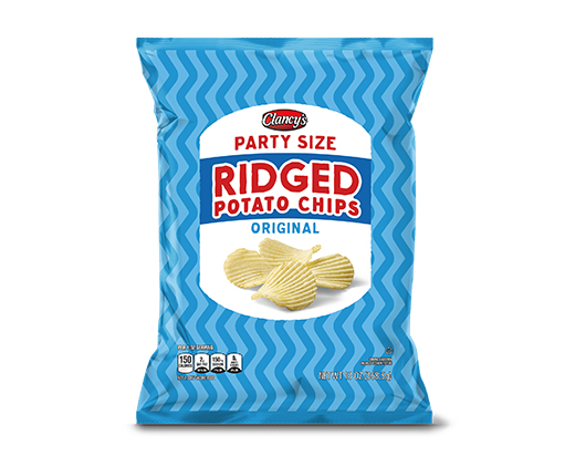 Clancy's Party Size Ridged Potato Chips