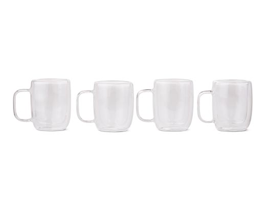 Eravino™ 12-Ounce Double-Wall Insulated Glass Mug (4- to 8-Pack) -  DailySteals