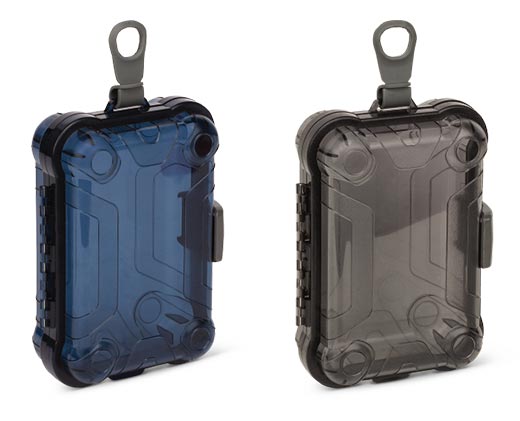 Adventuridge Watertight Smartphone Case or Storage Box Blue and Gray