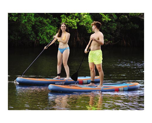 Aquacruz Inflatable Stand-Up Paddle Board In Use View 2
