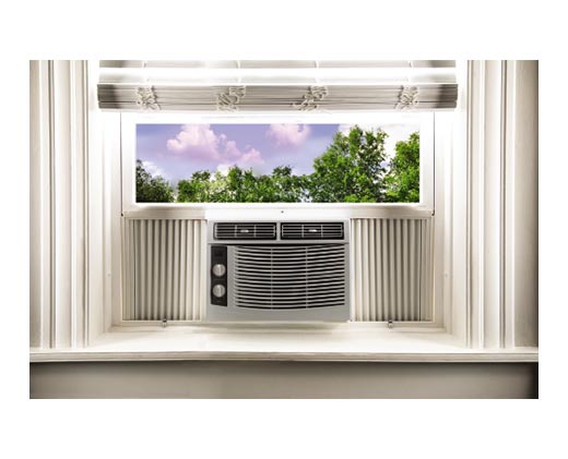 Easy Home 5000 BTU Window Air Conditioner In Use