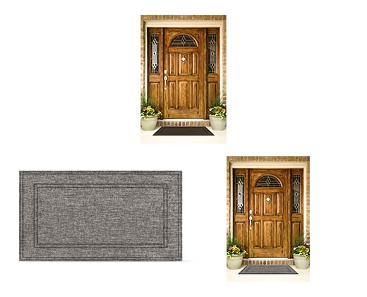 Huntington Home 20&quot; x 36&quot; Manhattan or Wyndham Doormat In Use View 1