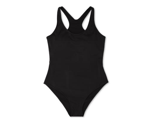 Crane Ladies' Swimsuit Black Racerback
