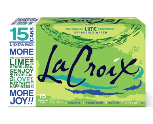 La Croix Sparkling Flavored Water 15-Pack Lime