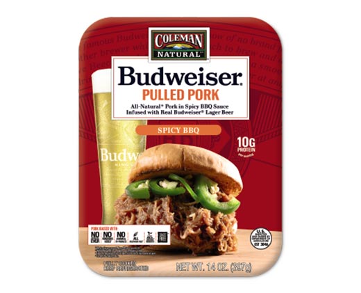 Coleman Natural Budweiser Pulled Pork Spicy