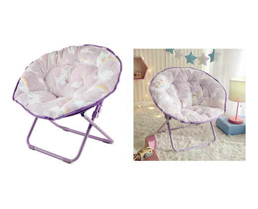 SOHL Furniture Kids' Saucer Chair Unicorn In Use
