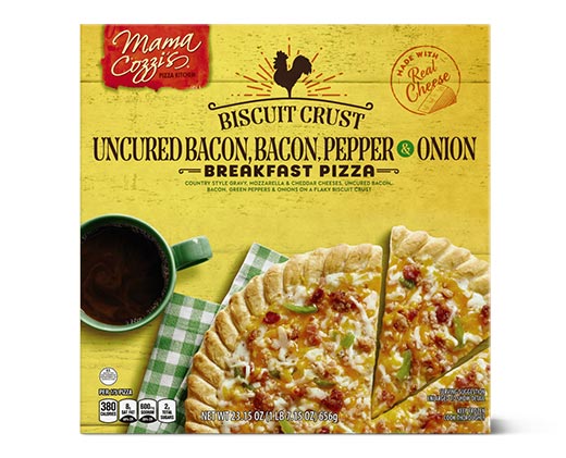 Mama Cozzi's Pizza Kitchen Biscuit Crust Pizza Uncured Bacon, Bacon, Pepper &amp; Onion