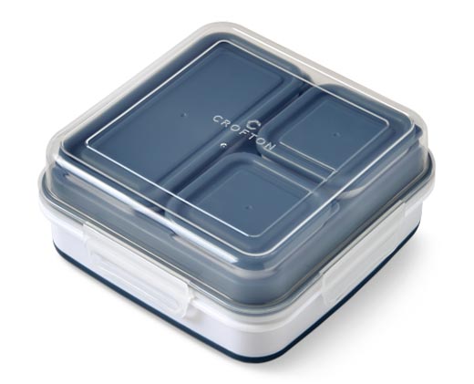 Crofton Expandable Lunch or Salad Container Blue