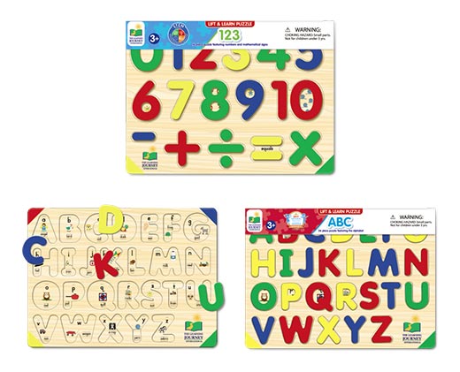 The Learning Journey Lift &amp; Learn Puzzle 123 and ABC