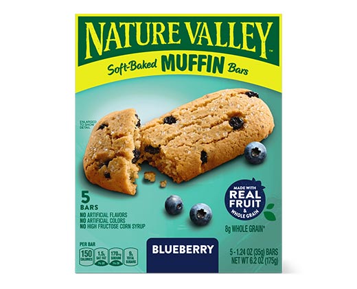 Nature Valley Muffin Bars Blueberry